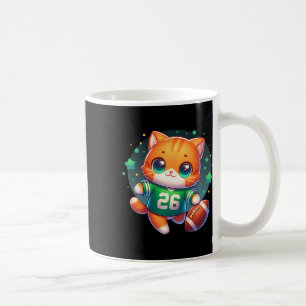 Voetbalspeler Kitty Kat Kittens Lieve Meisjes Graf Koffiemok