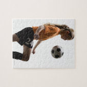 Voetbalspeler Legpuzzel (Horizontaal)