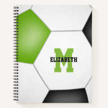voetbalspeler monogramma limoen zwart