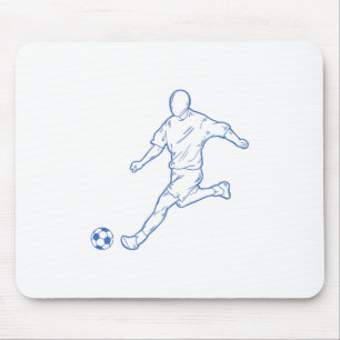 voetbalspeler muismat