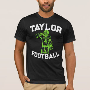 Voetbalspeler Naam en Nummer T-shirt