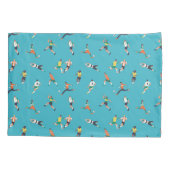 Voetbalspeler Patroon Kussensloop (Achterkant-Links)