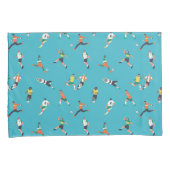 Voetbalspeler Patroon Kussensloop (Voorkant-Rechts)