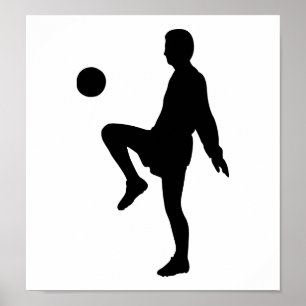Voetbalspeler Poster