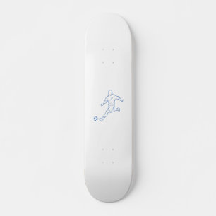 voetbalspeler skateboard