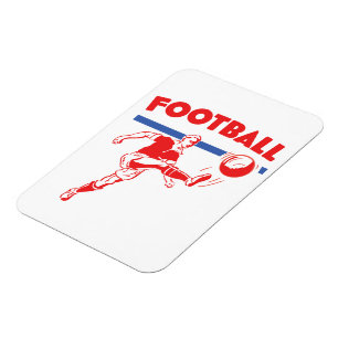 Voetbalspeler uit de jaren 50 magneet
