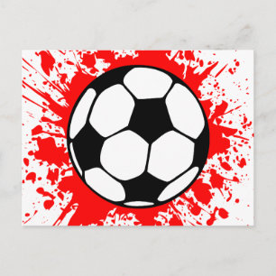 voetbalsplAT. Briefkaart