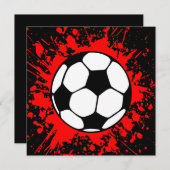 voetbalsplatt kaart (Voorkant / Achterkant)