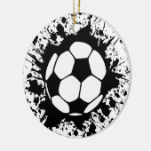 voetbalsplatt keramisch ornament (Links)