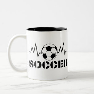 Voetbalsporten Tweekleurige Koffiemok
