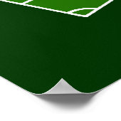 Voetbalstadion Poster (Hoek)