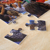 voetbalstadion vol fans legpuzzel (Zijkant)