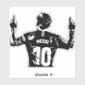 Voetbalster sticker (Vel)