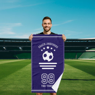 Voetbalteam speler coach Handdoek
