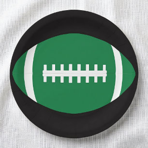 Voetbalteamfeest / Banket Groen Voetbalsporten Papieren Bordje