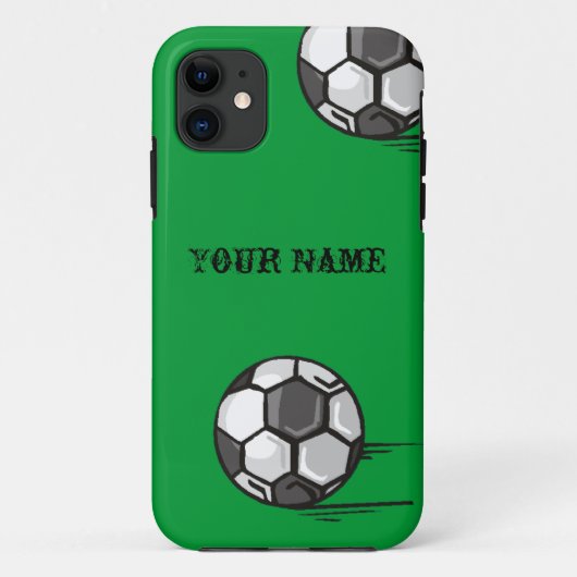Voetbalthema iPhone 5 hoesje (Achterkant)