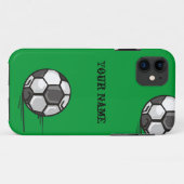 Voetbalthema iPhone 5 hoesje (Achterkant (horizontaal))