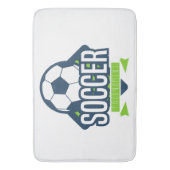 voetbaltoernooi badmat (Voorkant Verticaal)