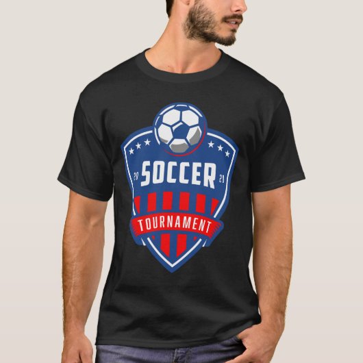 Voetbaltoernooi logo t-shirt (Voorkant)