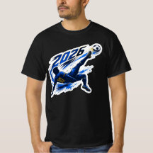 Voetbaltrui Stijl Silhouet Sport T-shirt voor Here