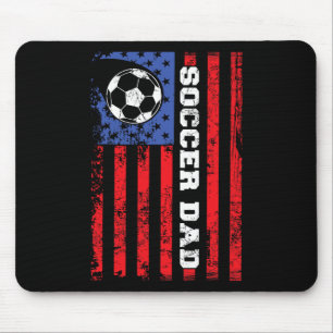 Voetbalvader Usa Vlag Alle Amerikaanse Vaders Muismat
