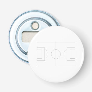 voetbalveld button flesopener