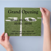 Voetbalveld Dertig Flyer (Hand)