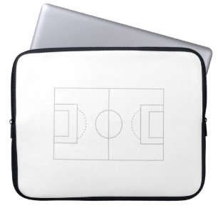 voetbalveld laptop sleeve