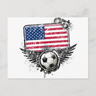 Voetbalventilatoren VS Briefkaart