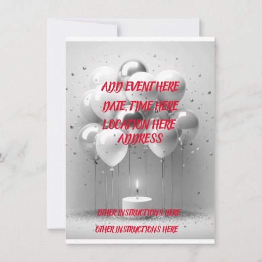 Voetbalviering: Kick-Off Uw Feest met Plezier! Kaart (Achterkant)