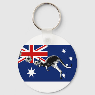 voetbalvlag van Australische geschenken Sleutelhanger