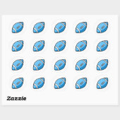 Voetbalvoetbal Ronde Sticker (Vel)