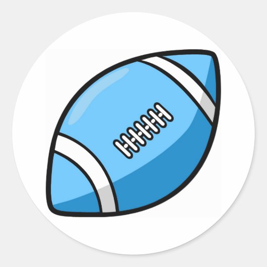 Voetbalvoetbal Ronde Sticker (Voorkant)