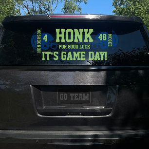 Voetbalwedstrijd Dag Achterruitstickers voor SUV Raamsticker