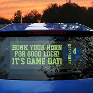 Voetbalwedstrijd Dag Achterruitstickers voor SUV Raamsticker