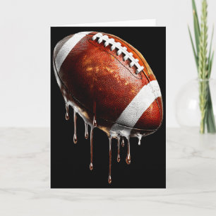 Voetbalwedstrijd Dag Drip Grafisch Kaart