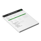Voetbalwedstrijd Scorekaart Notitieblok (Schuin)