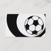 voetbalwedstrijd visitekaartje (Achterkant)