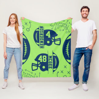 Voetbalwedstrijddag Fleece Deken