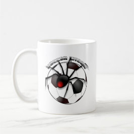 Voetbalweduwe met tekst mok