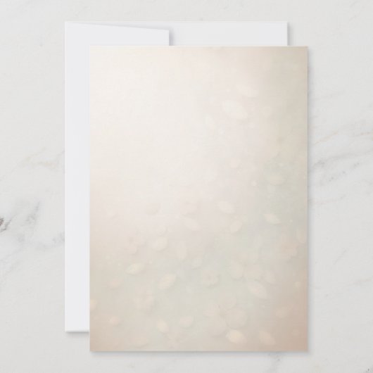 Voetblaadjes Bewaar de datum Kaart (Achterkant)