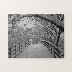 Voetbrug Legpuzzel