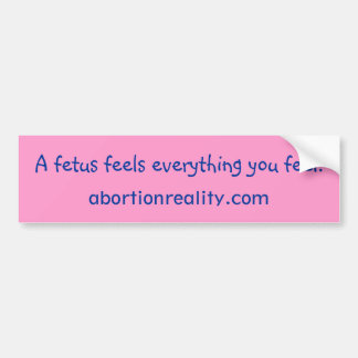 voetbumper voor foetus bumpersticker