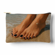 Voeten op het strand