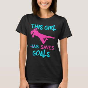 Voetganger dit meisje bewaart doelstellingen t-shirt