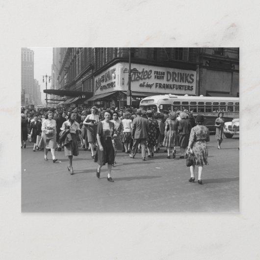 Voetgangers 2 briefkaart (Voorkant)