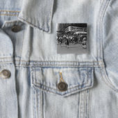 Voetgangers 2 vierkante button 5,1 cm (In situ)