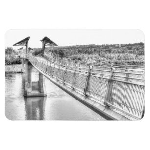 Voetgangersbrug over de North Saskatchewan River Magneet