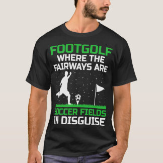Voetgolfspeler Voet Golf Spelen Voetgolfers Voet T-shirt