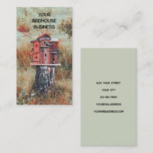 Voethuis in Forest Rust Brown  stijl Visitekaartje